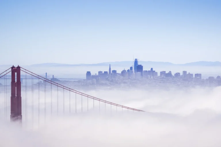 Golden Gate and San Francisco's skyline